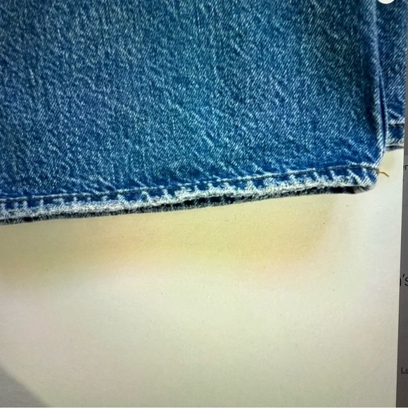 Abercrombie & Fitch High Rise Blue Jeans wide leg loose fit women’s size 29 - Picture 6 of 6